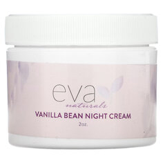 Eva Naturals, Ночной крем с ванилью, 2 унции