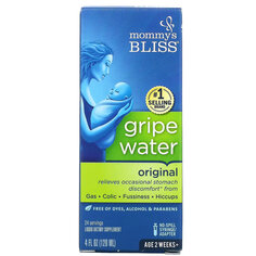 Mommy&apos;s Bliss, укропная вода, оригинальная, для младенцев от 2 недель, 120 мл (4 жидк. унции)