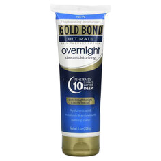 Gold Bond, Ultimate, лосьон для ухода за кожей, глубокое увлажнение на ночь, 226 г (8 унций)