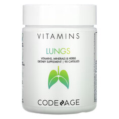 Codeage, Витамины, легкие, минералы, травы, 90 капсул
