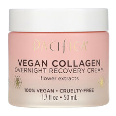 Ночной восстанавливающий крем Pacifica Vegan Collagen, 50 мл