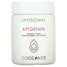 Codeage, Liposomal, апигенин, без ГМО, веганский, 90 капсул