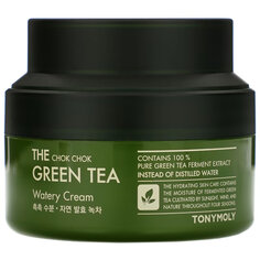Tony Moly, The Chok Chok Green Tea, увлажняющий крем с зеленым чаем, 60 мл