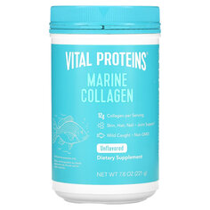 Vital Proteins, Морской коллаген из дикой рыбы, без добавок, 221 г (7,8 унции)