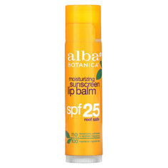 Alba Botanica, Увлажняющий солнцезащитный бальзам для губ, SPF 25, 4,2 (0,15 унции)