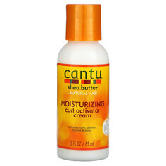 Cantu, Масло ши для натуральных волос, увлажняющий крем-активатор локонов, 89 мл (3 жидк. Унции)