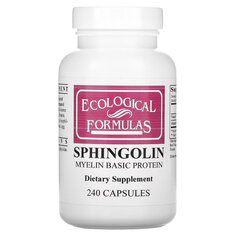 Ecological Formulas, Sphingolin, основной белок миелина, 240 капсул