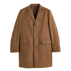 Пальто H&amp;M Wool-blend, ткоричневый H&M