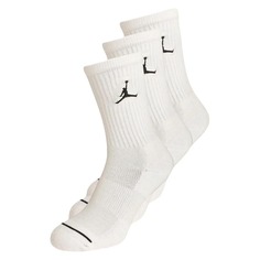 Комплект спортивных носков Nike Air Jordan Jumpman Crew, 3 пары, белый