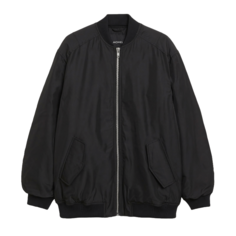 Куртка H&amp;M Oversize, черный H&M