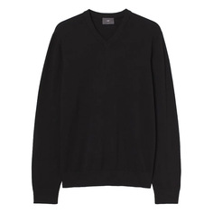 Пуловер H&amp;M V-neck Cotton, черный H&M
