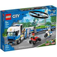 Конструктор LEGO City Police 60244 Полицейский вертолетный транспорт