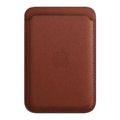Кожаный бумажник Apple iPhone с MagSafe, umber