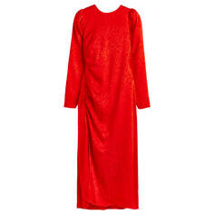 Платье H&amp;M Gathered, ярко-красный H&M