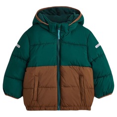 Куртка H&amp;M Water-repellent Color-block, темно-зеленый H&M