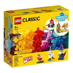 Конструктор LEGO Classic 11013 Творческий строительный комплект: Прозрачные кубики