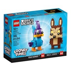 Конструктор LEGO BrickHeadz 40559 Сувенирный набор Road Runner и Wile E. Coyote