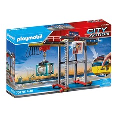 Конструктор Playmobil 70770 Мостовой кран c контейнерами