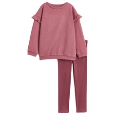 Комплект одежды H&amp;M Top and Leggings 2 предмета, темно-розовый H&M