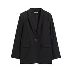 Пиджак однобортный H&amp;M Single-breasted Jacket, черный H&M