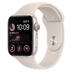 Умные часы Apple Watch Series SE Gen 2 (GPS), 40 мм, Starlight Aluminum Case/Starlight Sport Band - M/L