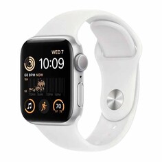 Умные часы Apple Watch Series SE Gen 2 (GPS), 40 мм, S/M, SIlver/White