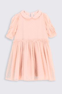 Платье из тюля Coccodrillo розовый с хлопковой подкладкой