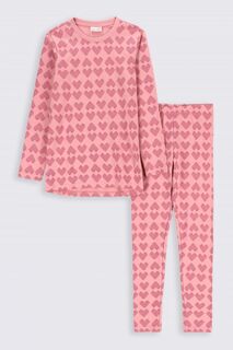 Пижама для девочки Coccodrillo разноцветный хлопок с длинными рукавами