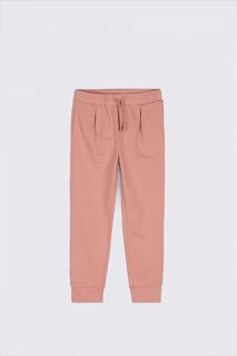 Тренировочные брюки Coccodrillo розовый с окантовкой на талии