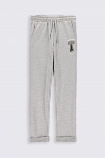 Тренировочные брюки Coccodrillo серый с карманами и резинкой на талии