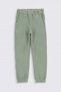Тренировочные брюки Coccodrillo зеленый свободный с карманами в ОБЫЧНОЙ моде