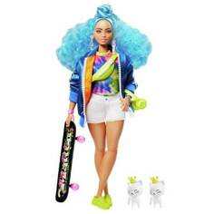 Кукла Barbie Fashionistas Extra Doll Blue Curly Hair