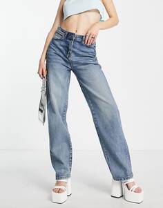 Мешковатые джинсы со средней посадкой COLLUSION x014 в стиле 90-х
