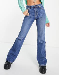Синие расклешенные джинсы Topshop в стиле 90-х