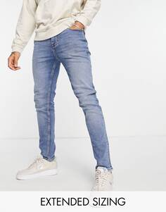 Синие джинсы скинни в винтажном стиле ASOS DESIGN