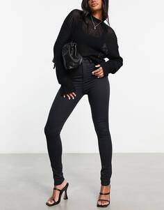 Черные моделирующие джинсы скинни ASOS DESIGN