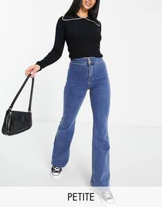 Синие расклешенные джинсы joni Topshop Petite