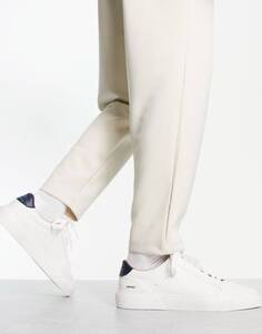 Белые кроссовки с замшевыми вставками ASOS DESIGN