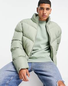 Зеленая пуховая куртка ASOS DESIGN