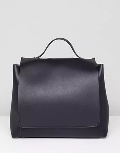 Большой минималистичный рюкзак ASOS DESIGN, черный