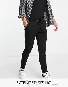 Черные джоггеры скинни ASOS DESIGN
