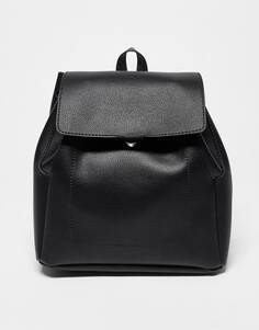 Черный мягкий минималистичный рюкзак ASOS DESIGN