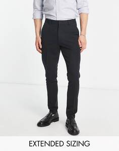 Черные элегантные брюки скинни ASOS DESIGN