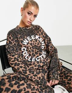 Толстовка с животным принтом ASOS Weekend Collective