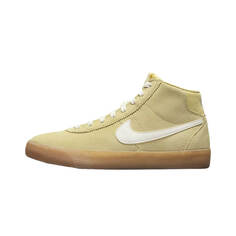 Скейтерские кеды Nike SB Bruin High, выстиранный лимонный