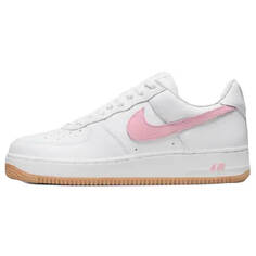Кроссовки Nike Air Force 1 Low Retro QS, белый/розовый