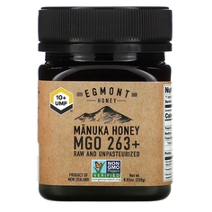 Egmont Honey Манука Мед сырой и непастеризованный MGO 263+ , 250 г