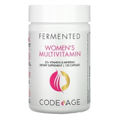 Codeage Ферментированный мультивитамин для женщин более 25 витаминов минералы, 120 капсул