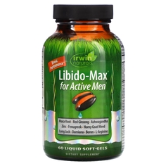 Irwin Naturals Libido-Max для активных мужчин, 60 капсул