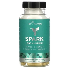 Eu Natural Spark цинк и селен, 60 вегетарианских капсул